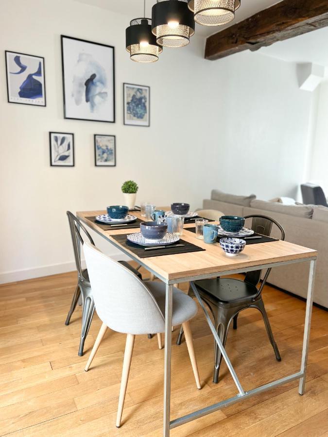 Le Rabelais, Superbe Appartement En Duplex, Proche Forteresse Et Monument Historique Chinon Luaran gambar